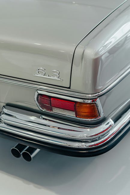 6.3 badge on a luxury high performance vehicle